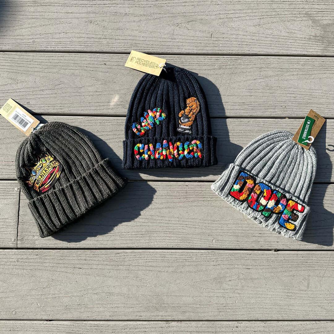 Sustainable Cable Knit It Was All A Dream Beanie - Rebel P Customs