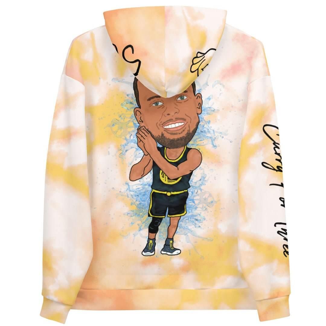 Back View Vintage Hardwood Classics Curry "Goodnight" Unisex Hoodie - Rebel P Customs